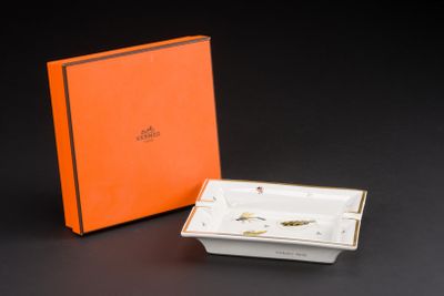 HERMES Paris, Made in France Vide poche à décor polychrome e… - Photo 1