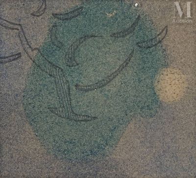un dessin représentant un poisson sur le trottoir devant un immeuble