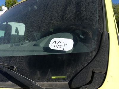 a sticker that says not on the windshield of a car