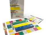 an image of a box with a pencil, ruler, ruler, and other items