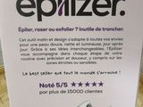 display of a box of epilizer for sale in a store