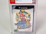 a close up of a nintendo wii game in a clear case