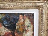 a picture of a painting on the wall of a room