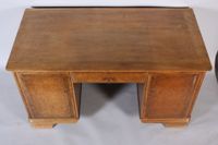 bureau à caisson en placage (76 x 140 x73 cm env. (photo 5)