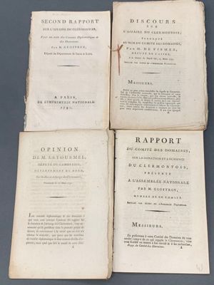 4 rapports à la Constituante sur l'affaire du Clermontois (M…