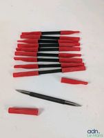 Lot de 10 lames triangulaires pour ébavureur.