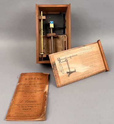 a box that has a book and a pen in it