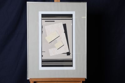 une image d'une image d'une peinture sur un chevalet