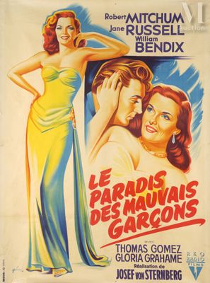 a poster for a movie starring a woman in a yellow dress and a man in a yellow dress