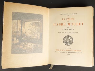 an open book with a picture of a woman sitting in a chair