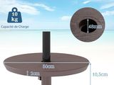 dimensionss du produit de table de jardinne de jardinne de jardinne for table jardinne de jardin