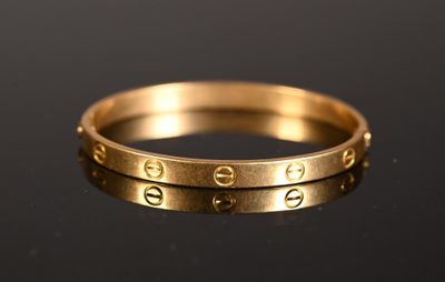 Bague « Love » Cartier en or jaune 18 carats