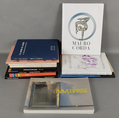 [BEAUX-ARTS] Réunion de 14 ouvrages d'Art Contemporain. - Photo 1