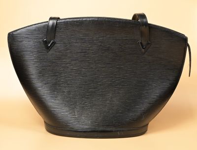 sac cabas Louis Vuitton en cuir noir