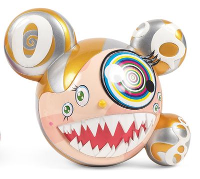 a very cute toy with a big smile on it ' s face