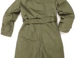 an image of a green trench coat on a white background