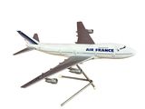 a model of an air france plane on a stand