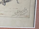 a picture of a drawing of a man holding a baseball bat