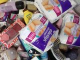 a bag full of assorted items that are in the bag