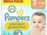 Culottes-couches Pampers Premium Protection, taille 3, lot géant