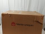 two boxes that are sitting on the floor next to each other