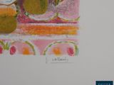 a picture of a painting of fruit on a table