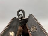 a close up of the inside of a purse