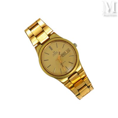 an image of a close up of a gold watch on a white background