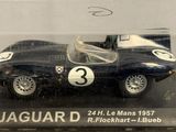a model of a car in a display case