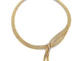 un collier en or et diamants, signé Cartier