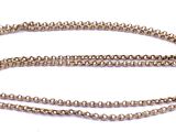 an image of a gold chain with a clasp on a white background