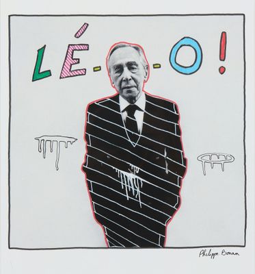 l'image d'un dessin représentant un homme en costume-cravate