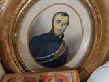 a picture of a picture of a man in uniform on a table