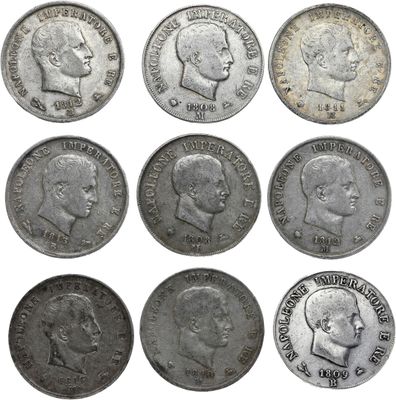 une image représentant un ensemble de vieilles pièces de monnaie sur lesquelles figurent des visages