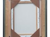 an image of a picture frame with a picture in it on a white background