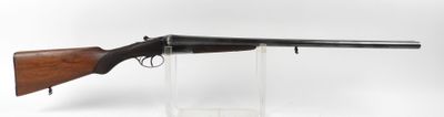 Fusil de chasse HUMBERT, calibre 12/65, canons juxtaposés, e…