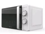 une image d'un four à micro-ondes sur fond blanc