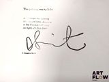 someone is writing on a piece of paper with a pen and ink