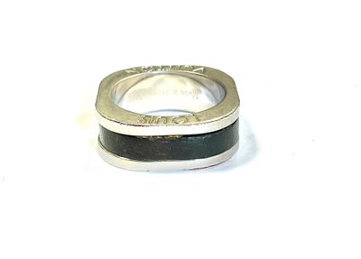 LOUIS VUITTON Bague homme métal et bois tdd 59-60