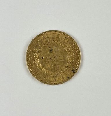 Pièce en or de 20 francs "Cérès" 1878 A. - Photo 1