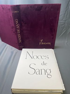 GARCIA LORCA (Federico). Noces de Sang. - Photo 1