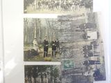 a picture of a picture of a group of people in the woods