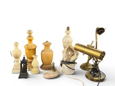 a lot of different items that are sitting on a table