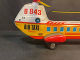 a toy airplane that is sitting on top of a table
