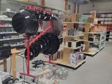 many pots and pans on display in a store