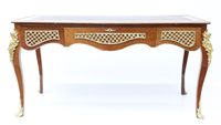 Bureau plat toutes faces de forme rectangulaire en bois de p… (photo 2)
