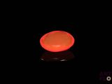 a lit candle in the dark with a black background