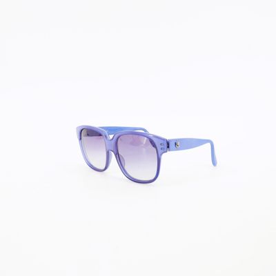 EMMANUELLE KHANH - Paire de solaire en plastique bleu, référ…