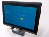 an image of a computer monitor with a blue screen