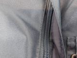 a close up of a zipper on a jacket
